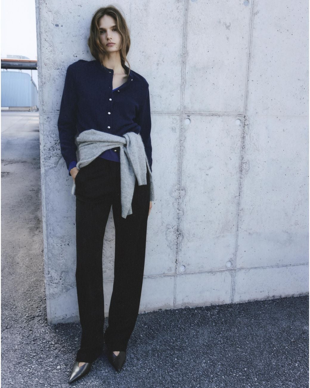 Mango Blue Cardigan Eliote