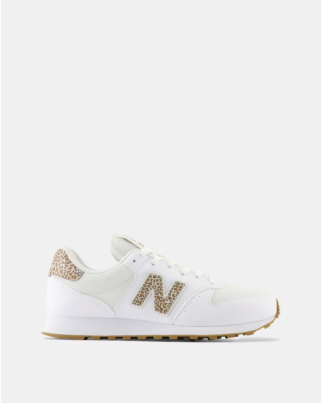 New Balance White 500 Trainers