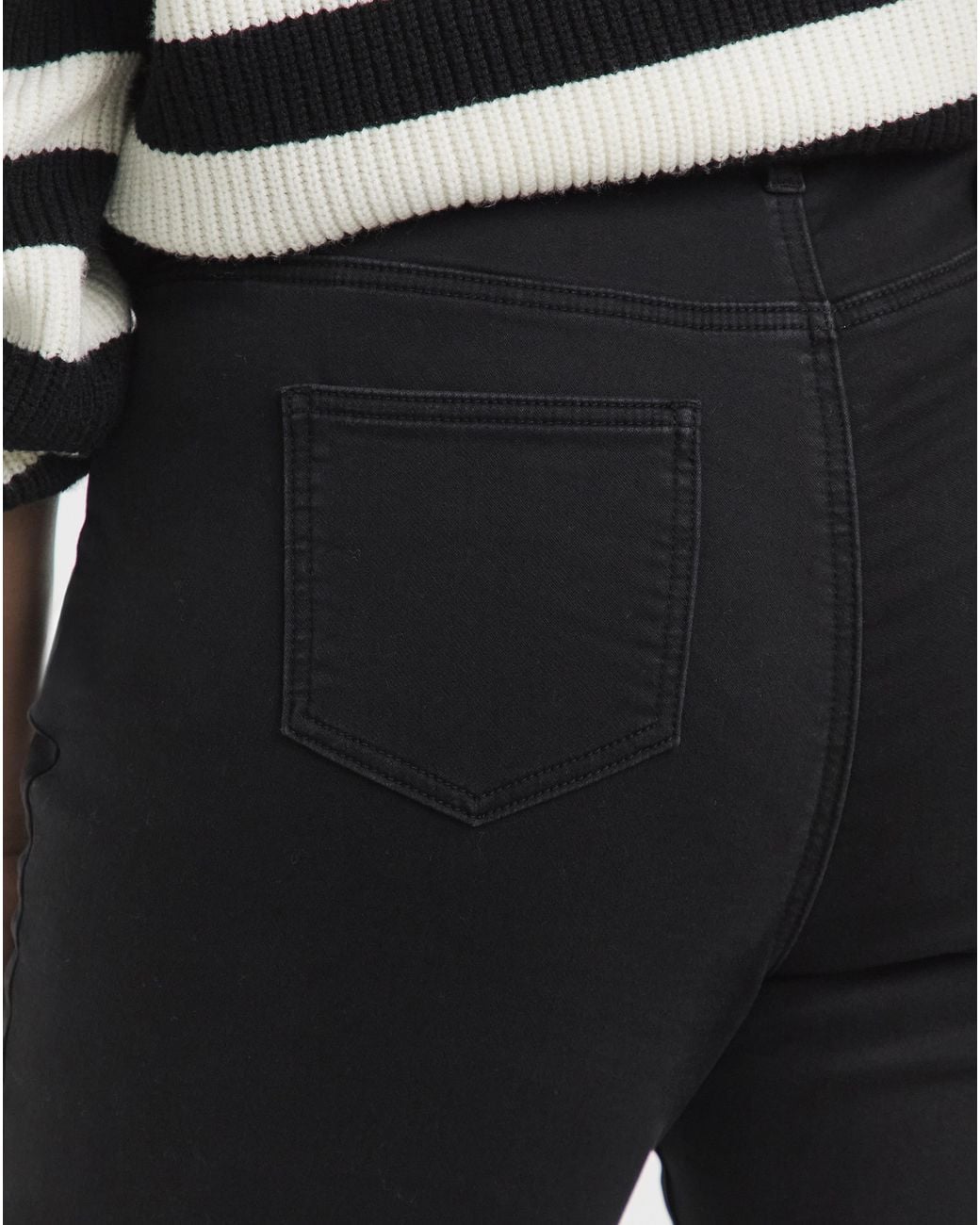 Simply Be Blue Fleece Lined Cosy Flare Leg Jean