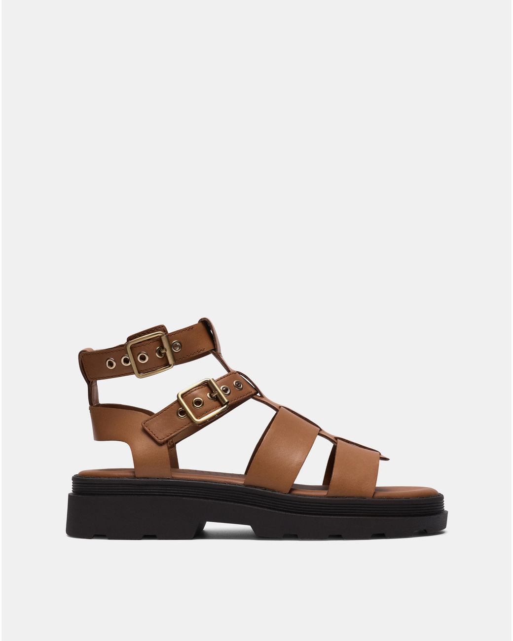 Clarks Brown Orinoco Leather Sandal D Fit