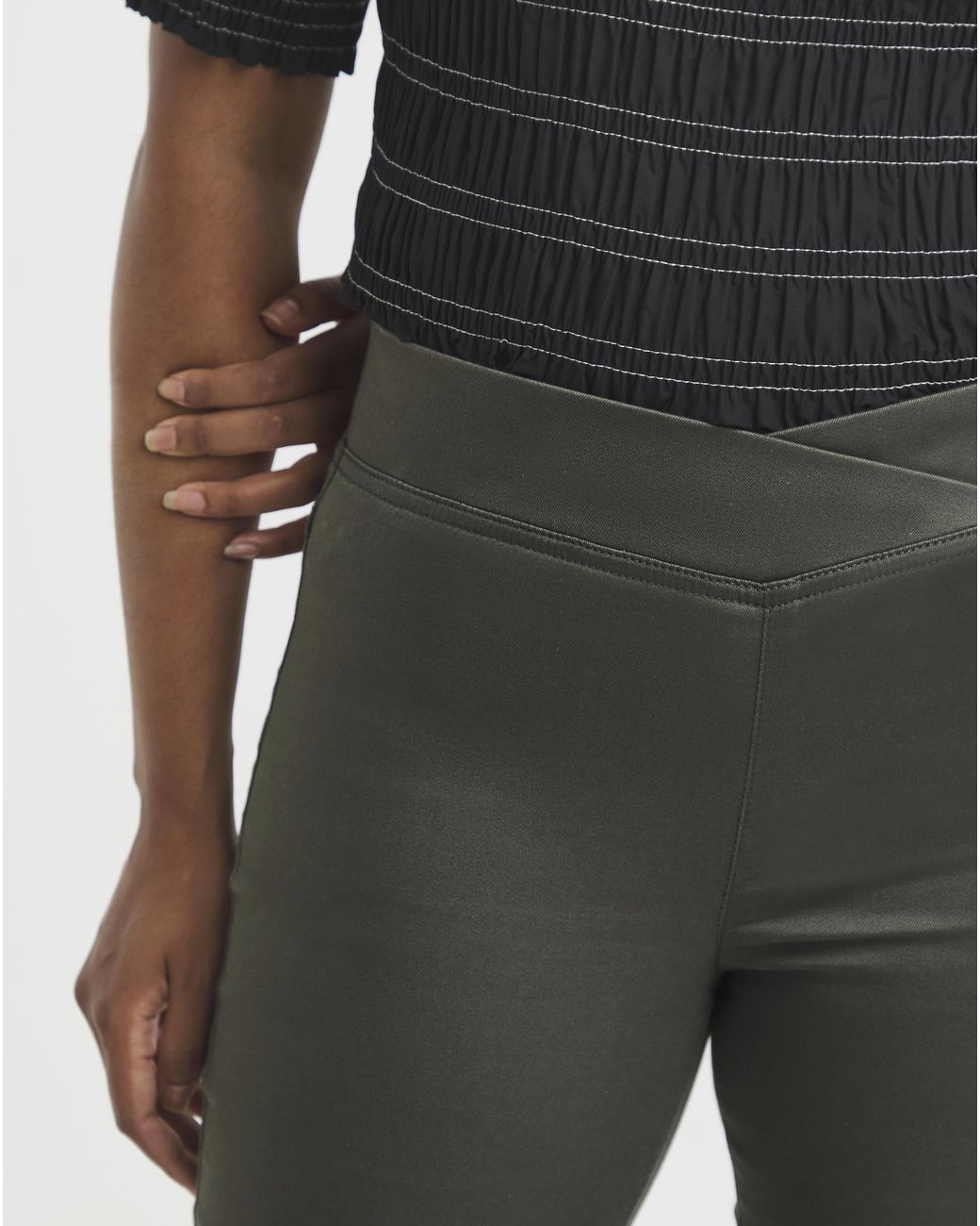 Simply Be Green Flare Weekender Jeggings