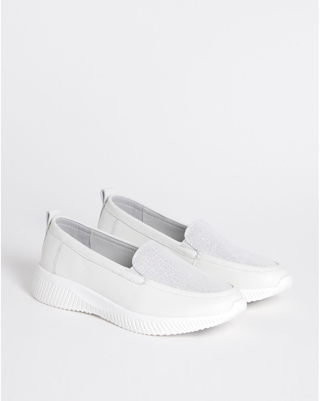 Heavenly Soles Blue Sporty Loafer E Fit