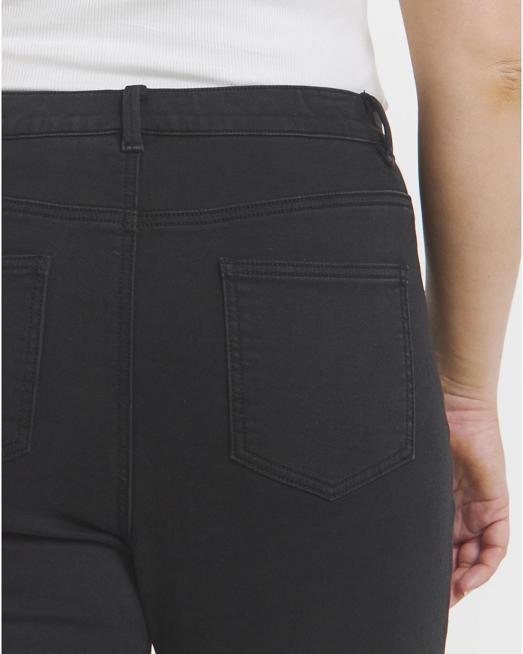 Simply Be White Fleece Lined Cosy Skinny Jeans