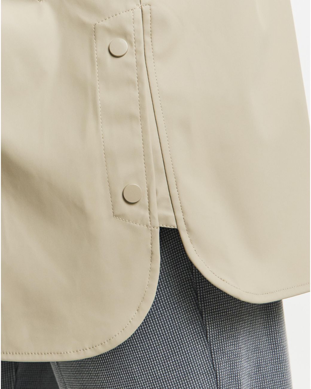 Simply Be Natural Longline Coated Raincoat
