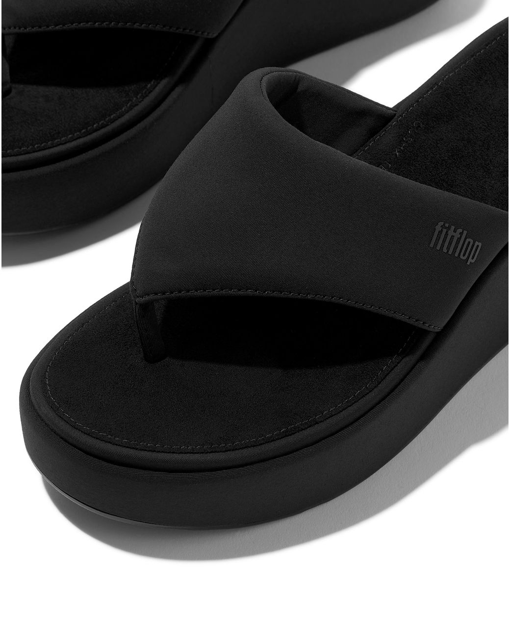 Fitflop Black Fit Flop Platforms Wedge Toe Post
