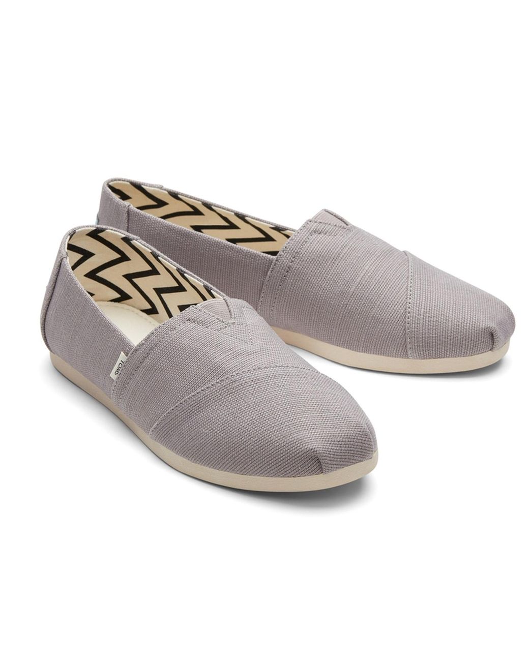 TOMS Gray Alpargata Slip On Shoe