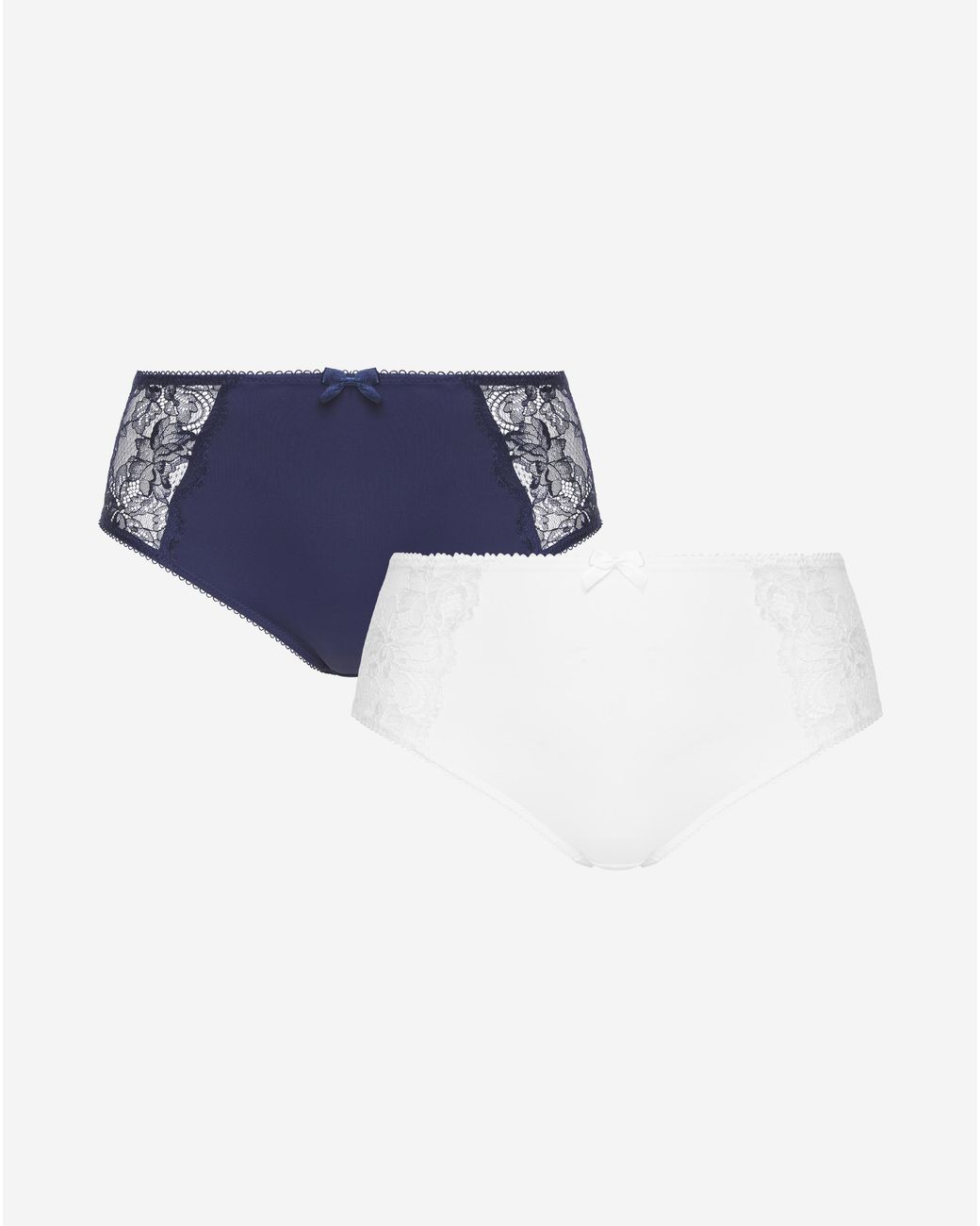 Pretty Secrets White 2 Pack Ella Lace Briefs