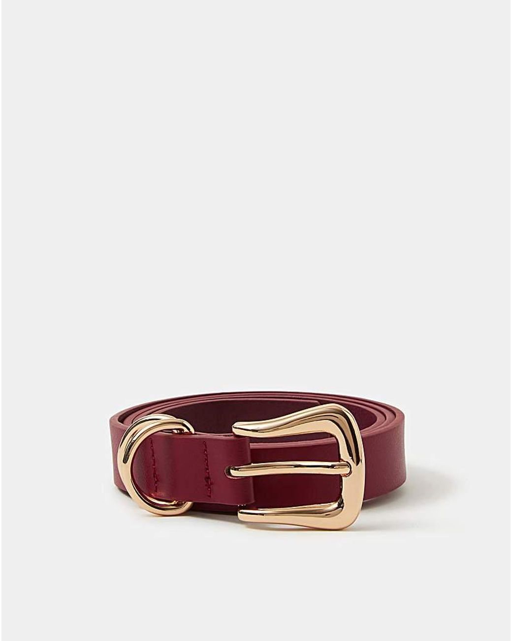 Accessorize Red Western Buckle Belt