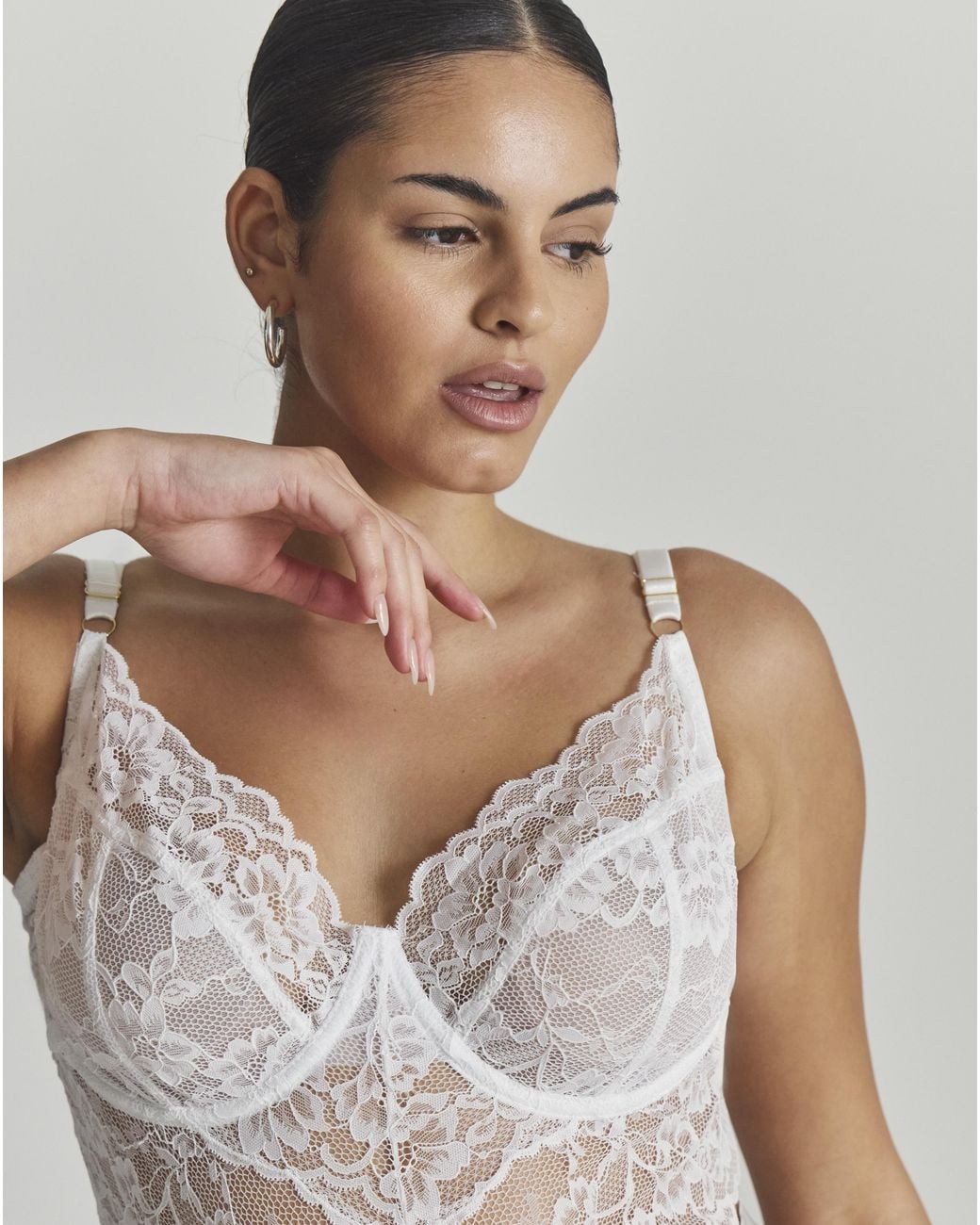 Ann Summers White Hold Me Tight Body