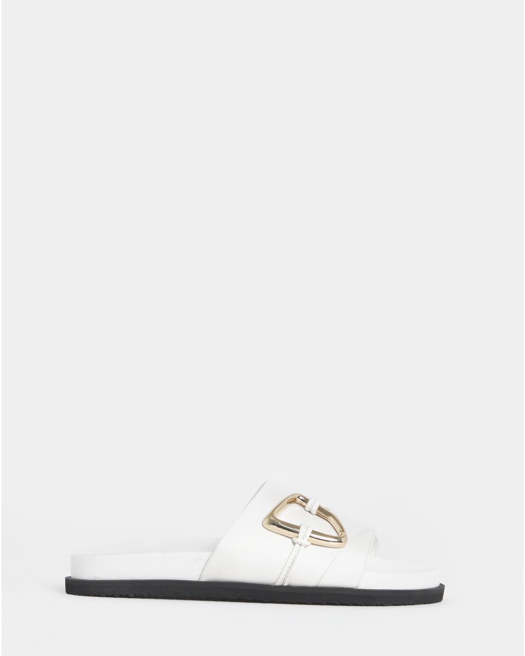 JD Williams Blue Oversized Trim Mule Sandal Ex Wide