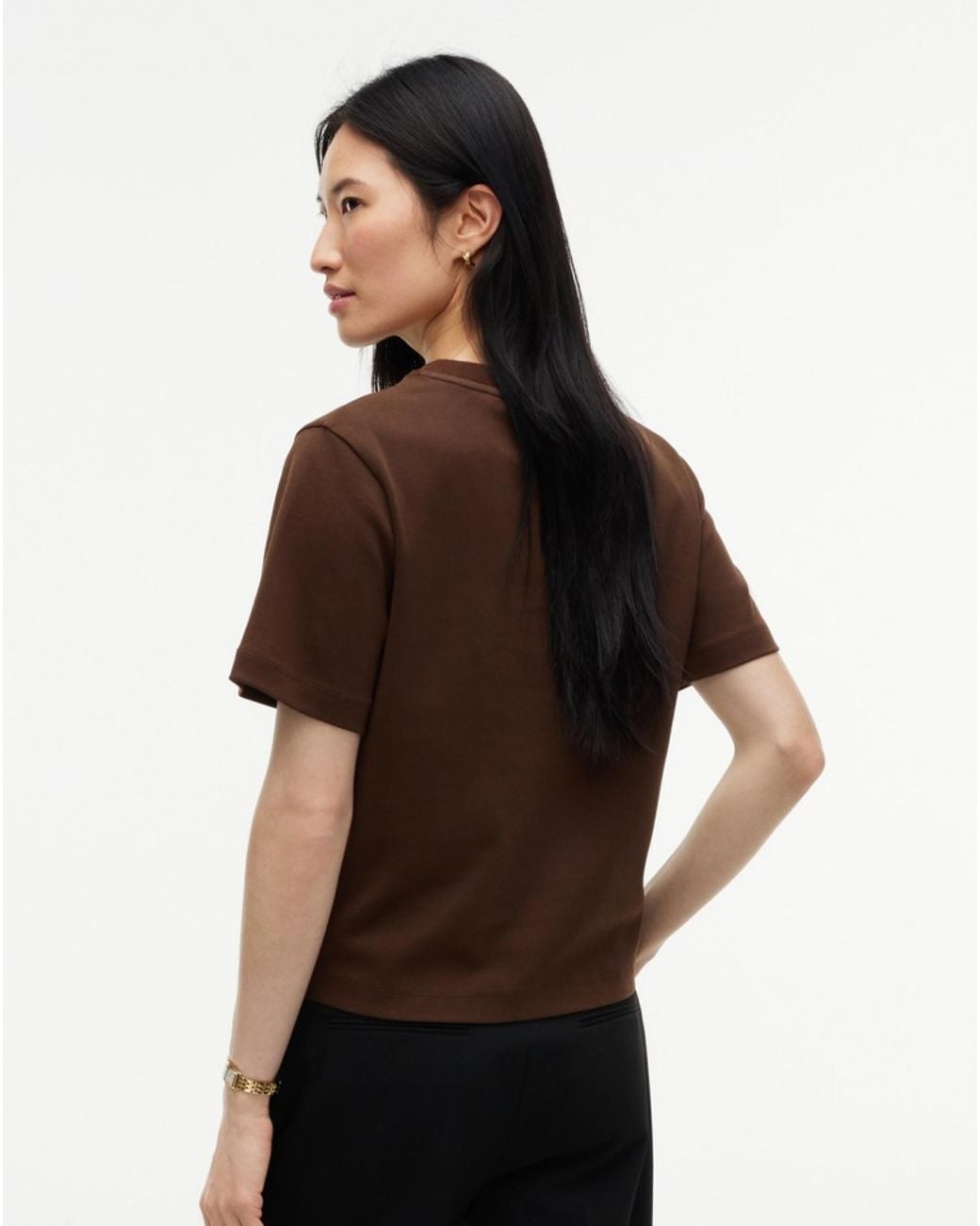 Tommy Hilfiger Brown Boxy T-Shirt
