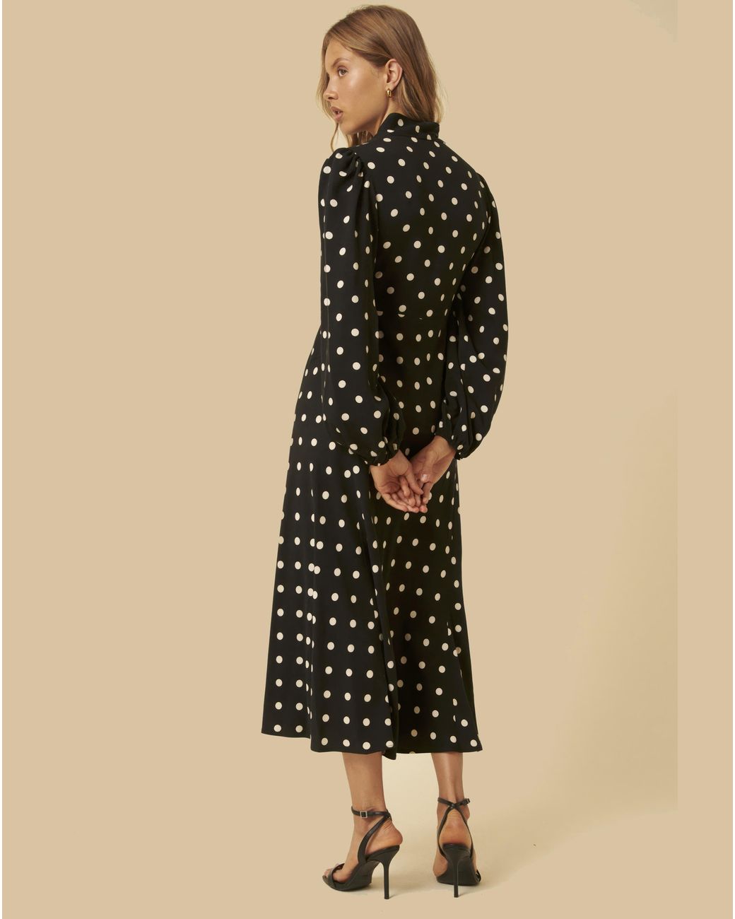 Nobody's Child Black Sadie Midi Dress