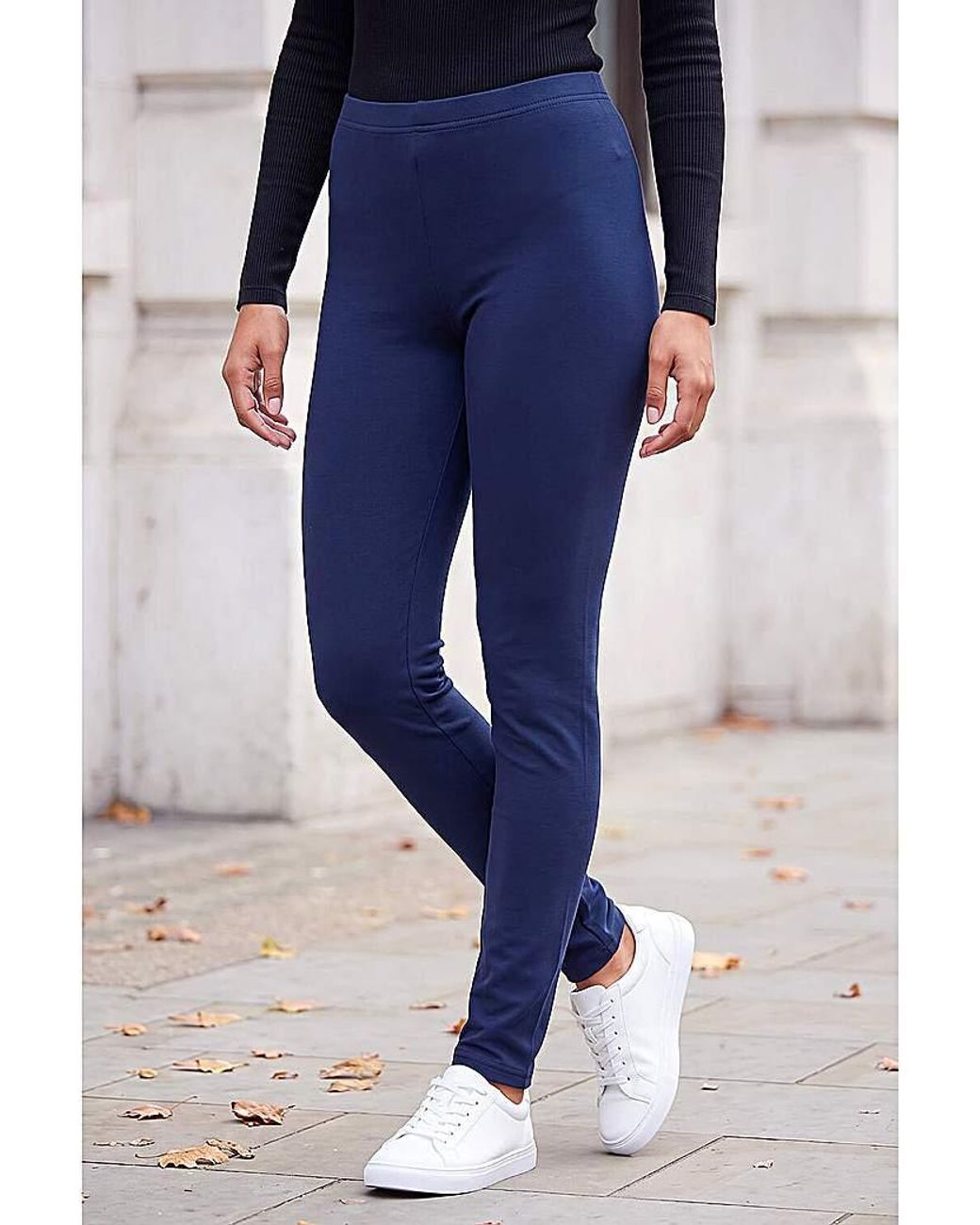 Roman Blue Roman Fleece Lined Legging