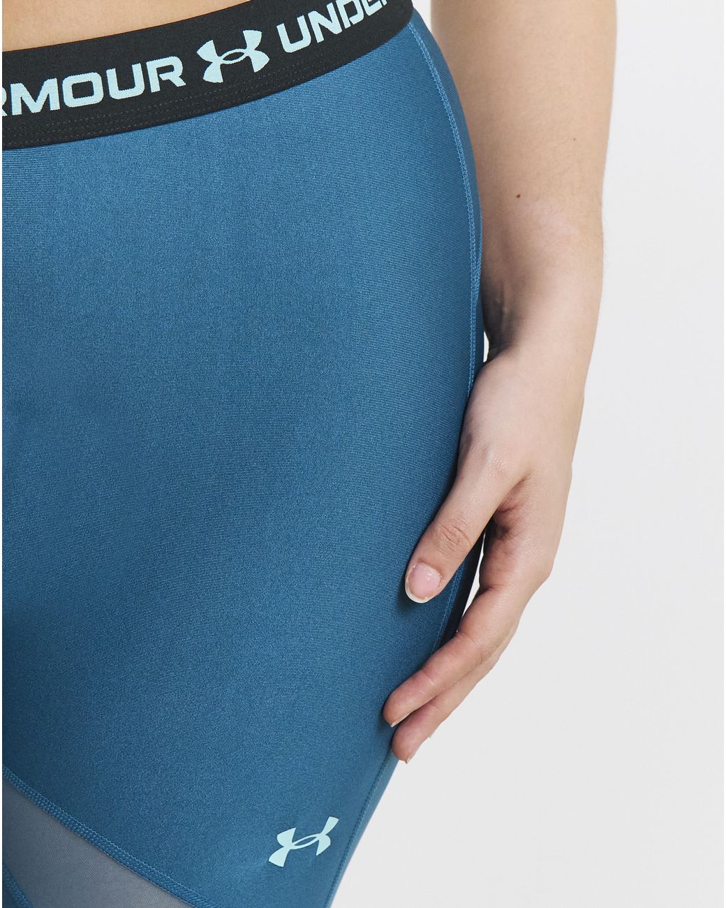 Under Armour Blue Heat Gear Mesh Leggings