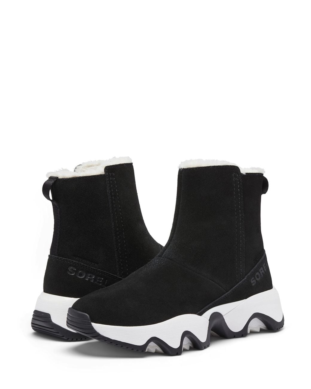 Sorel Black Kinetic Impact Waterproof Boots