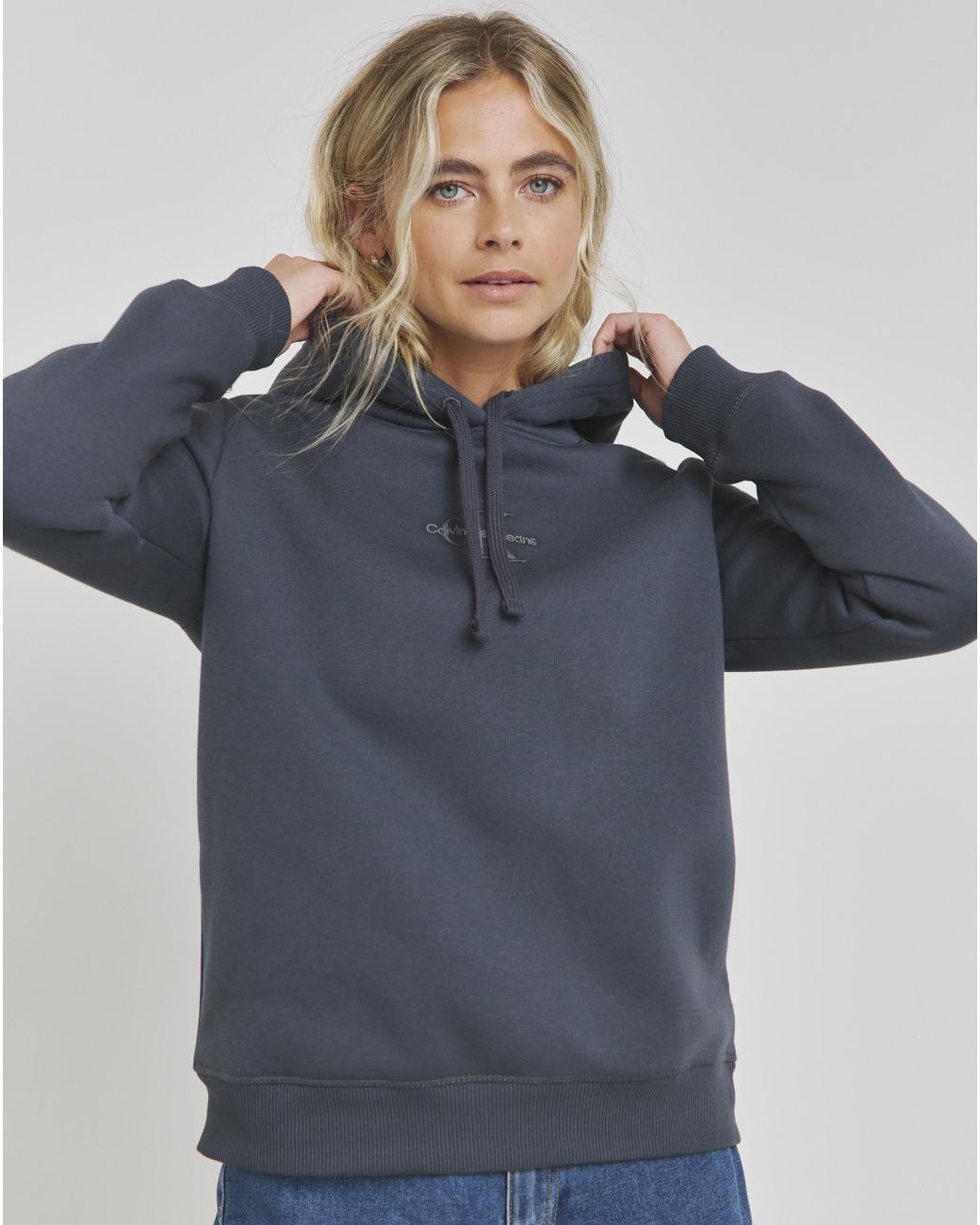 Calvin Klein Blue Calvin Klein Jeans Monologo Hoodie