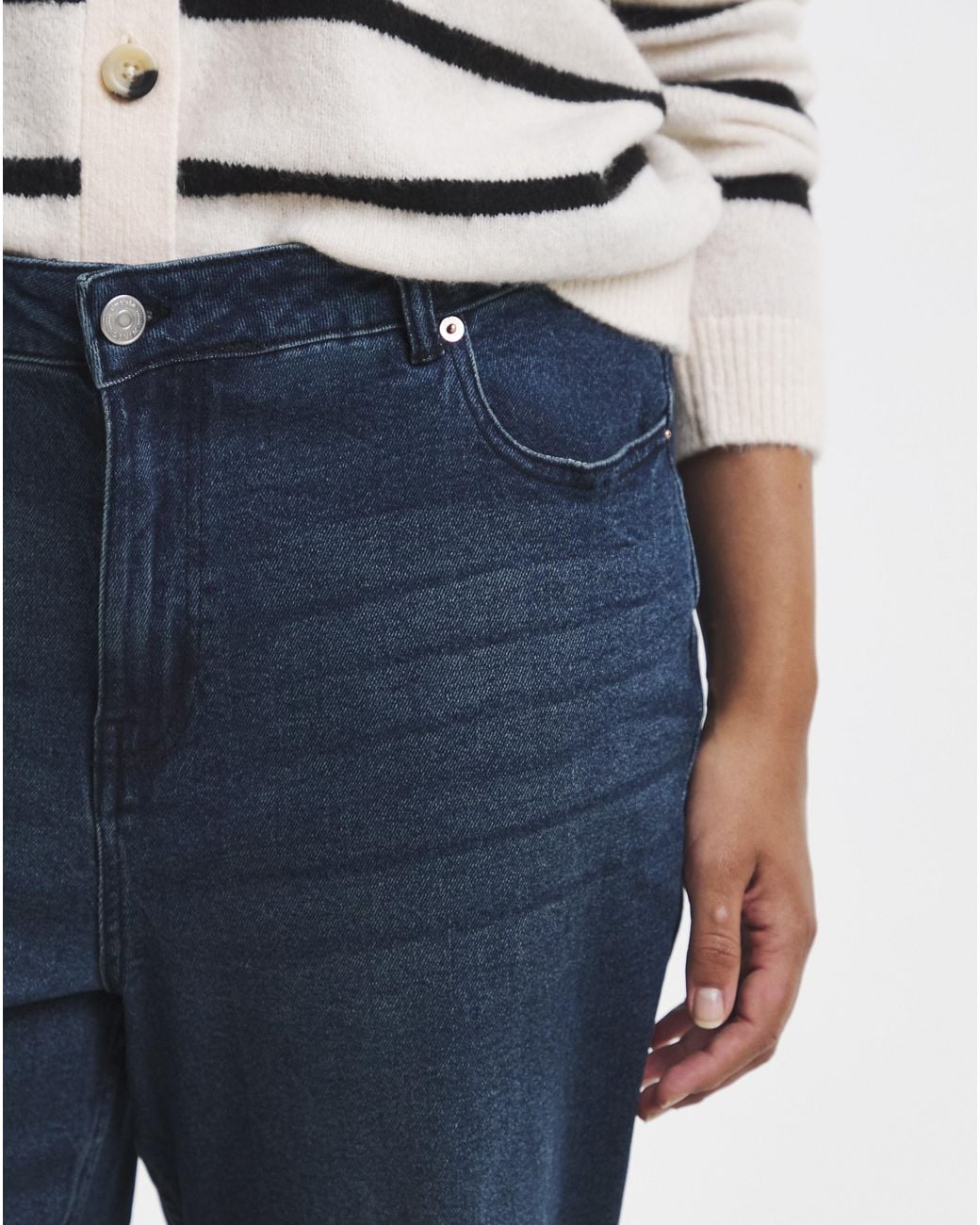 Simply Be Blue 99 1 Relaxed Straight Leg Jeans