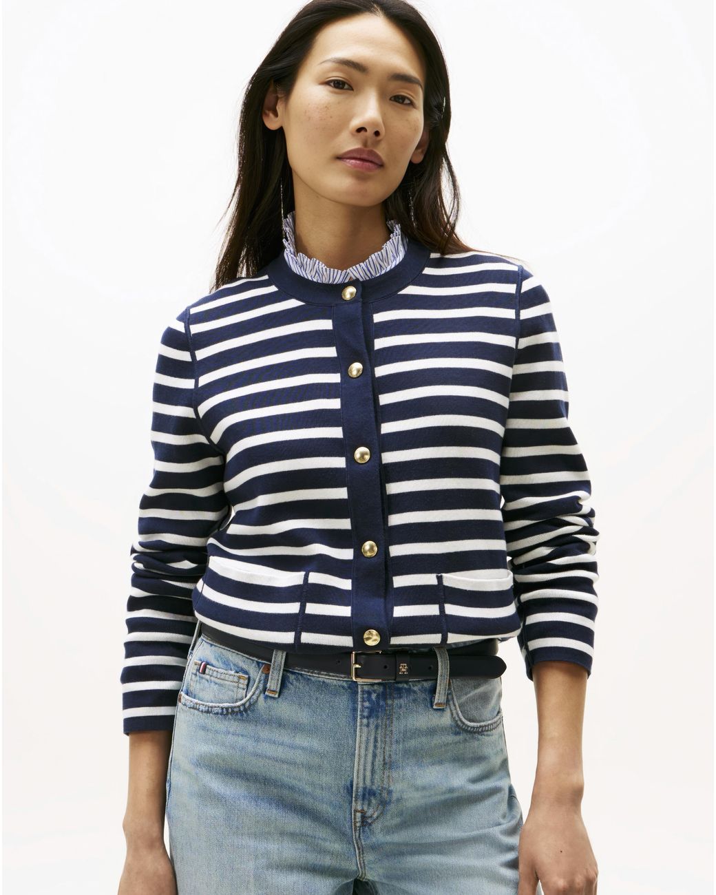 Tommy Hilfiger Blue Long Sleeve Cardigan