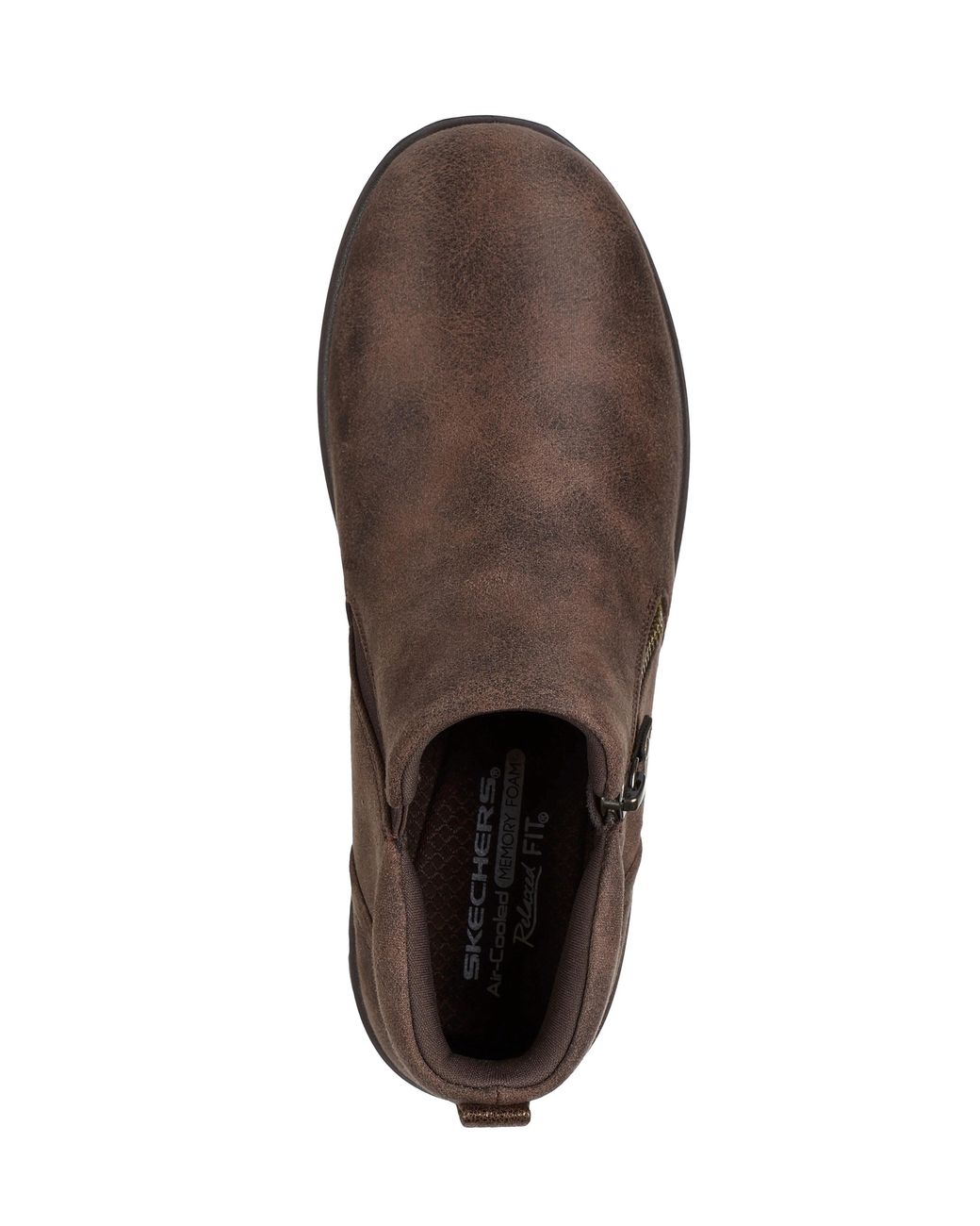 Skechers Brown Microleather Bootie