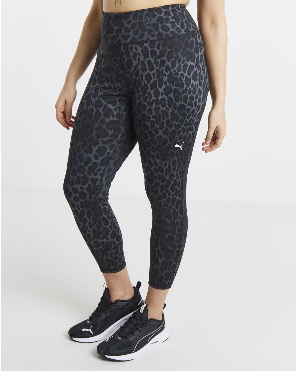 PUMA Gray Essential Spotted Haze Leggings