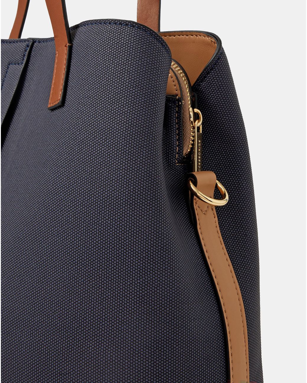 Accessorize Blue Webbing Strap Shoulder Bag
