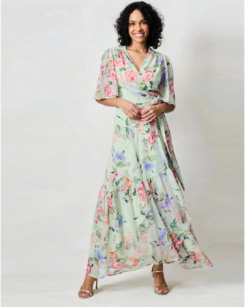 Hope & Ivy White Emi Dress