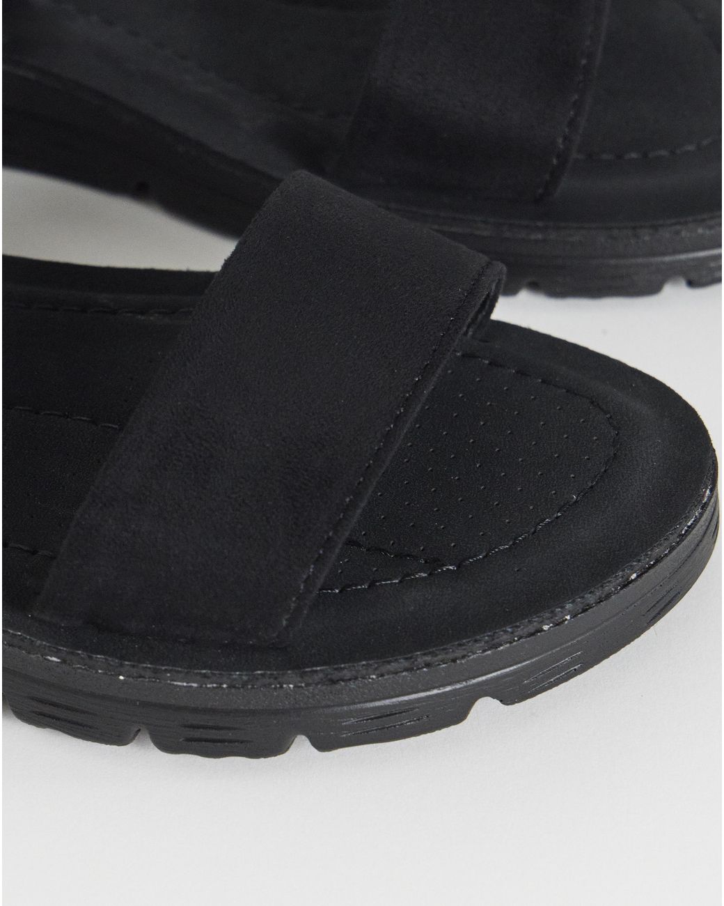 Simply Be White Stretchy Strap Sandal Wide