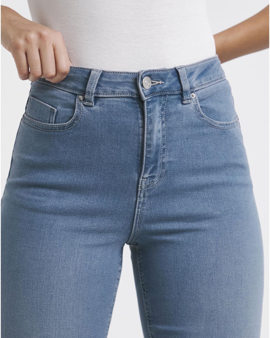 Simply Be Blue Slim Highwaist Super Stretch