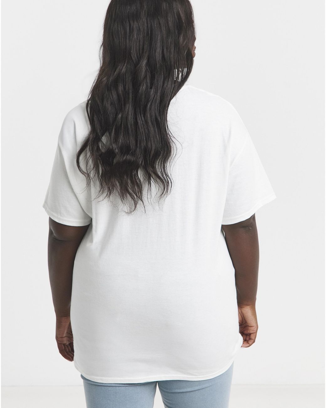 Simply Be White Tequila Sunrise Slogan T-Shirt