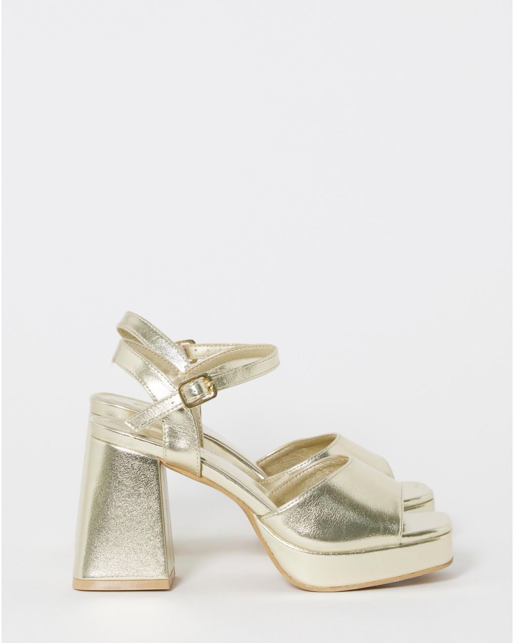 Simply Be Natural Platform Heels Extra Wide
