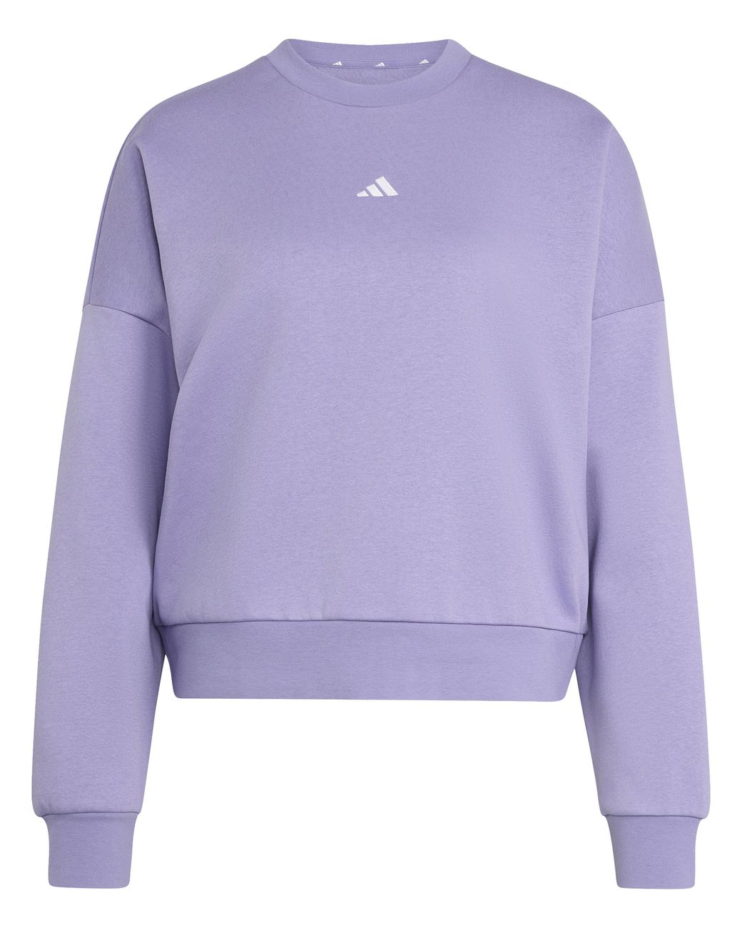 Adidas Purple Essentials Small Logo Sweatshirt