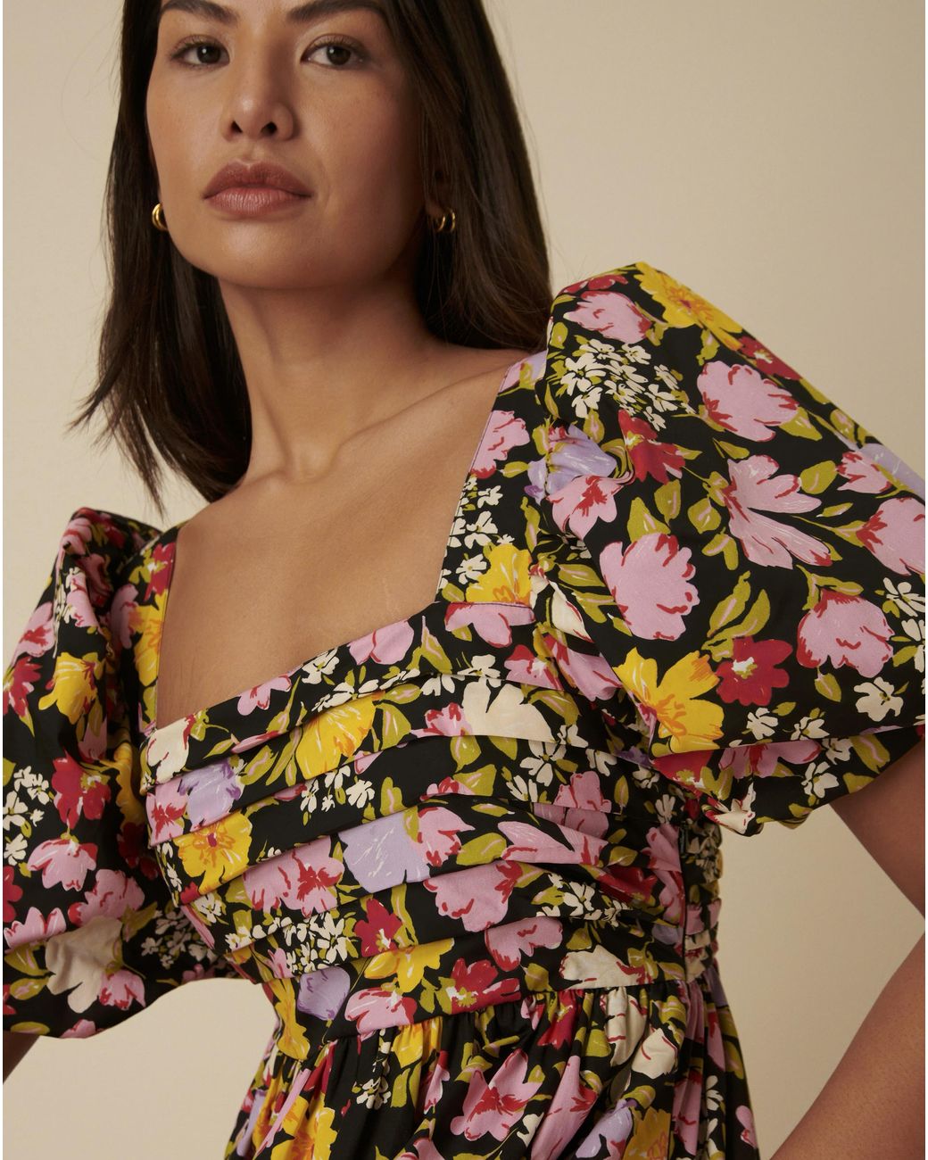 Nobody's Child Natural Midaxi Dress
