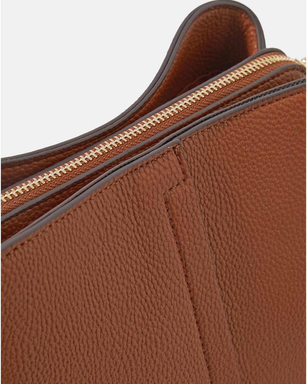 Accessorize Brown Webbing Strap Crossbody Bag