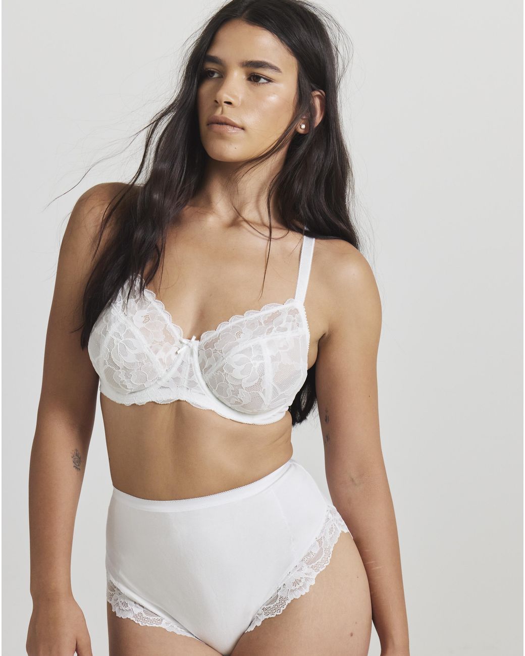Pretty Secrets Brown Ivy Lace Full Cup Value Bra