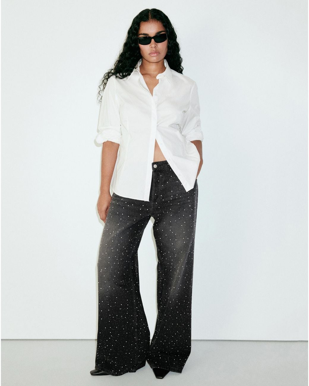 Mango White Jeans Caribe