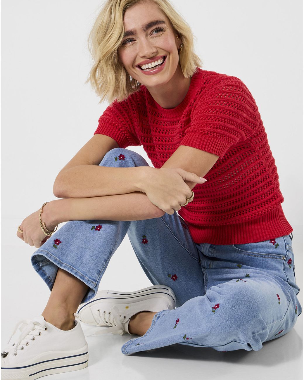 Joe Browns Blue Amelia Embroidered Jeans