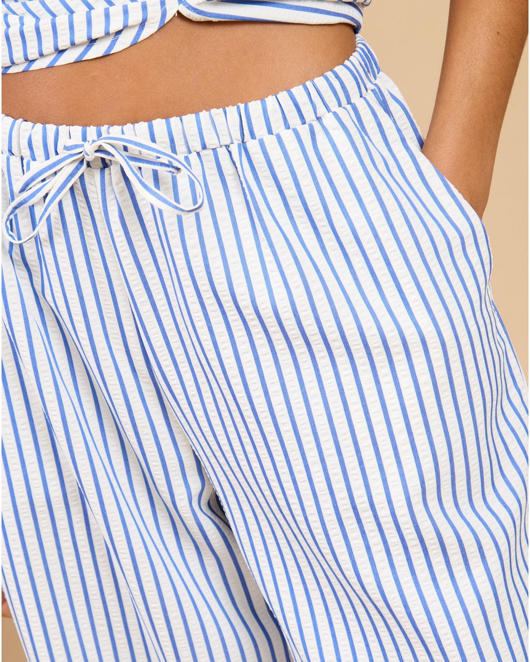 Little Mistress Blue Lm Stripe Trouser