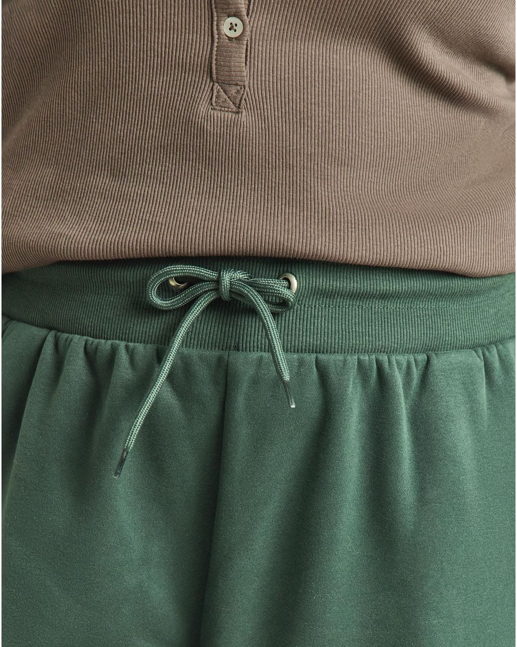 Simply Be Green Barrel Leg Jogger