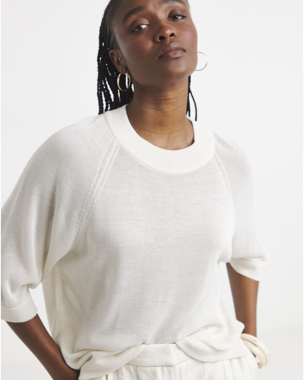 Simply Be Gray Boxy Knitted Jumper