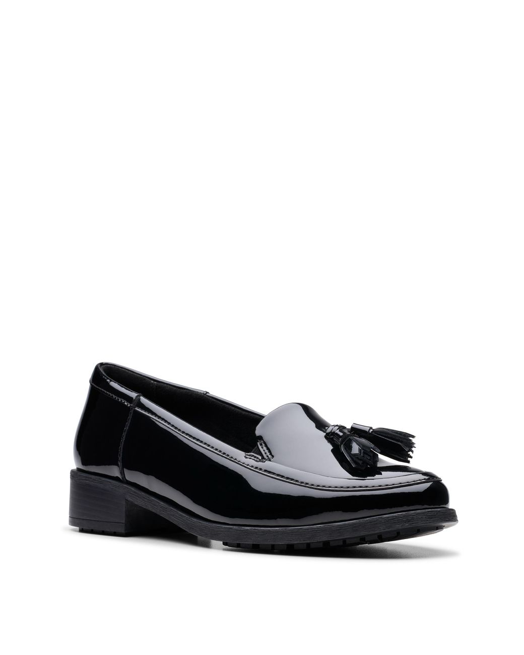 Clarks Black Havisham Edge Wide