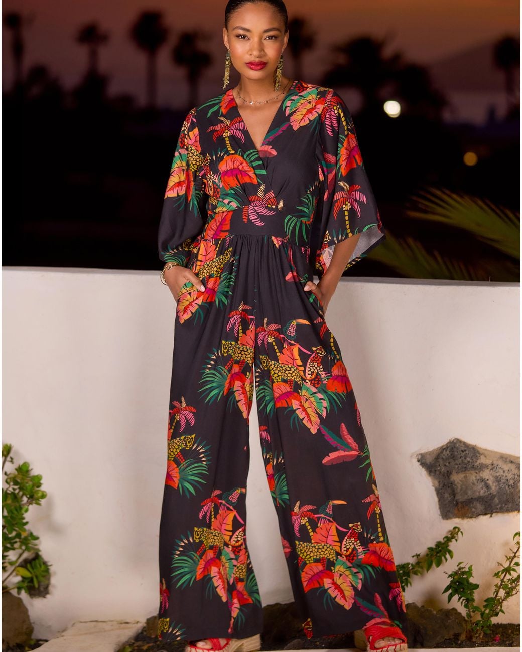 Joe Browns Black Tropical Paradise Jumpsuit