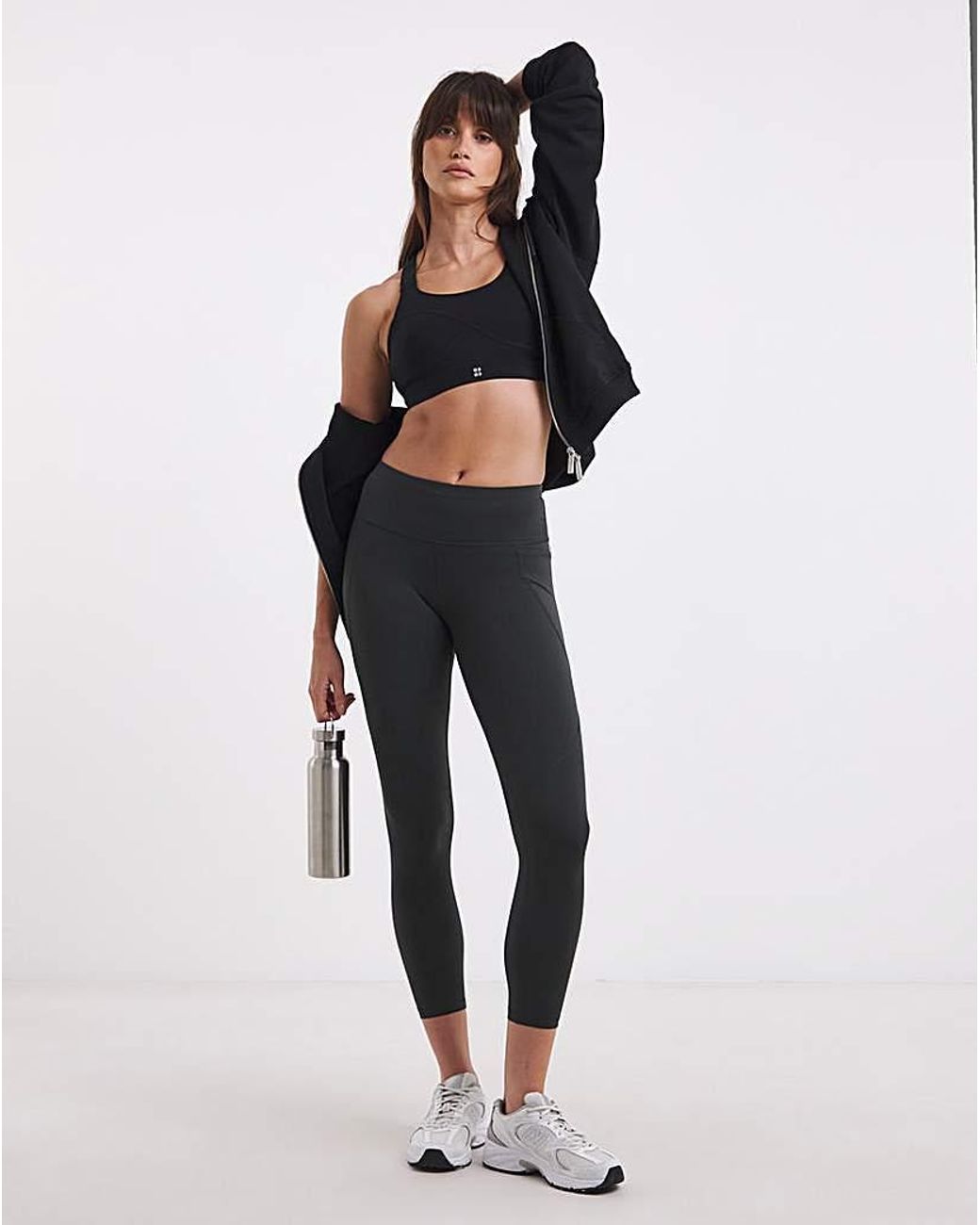 Sweaty Betty Blue Power 7/8 Workout Leggings