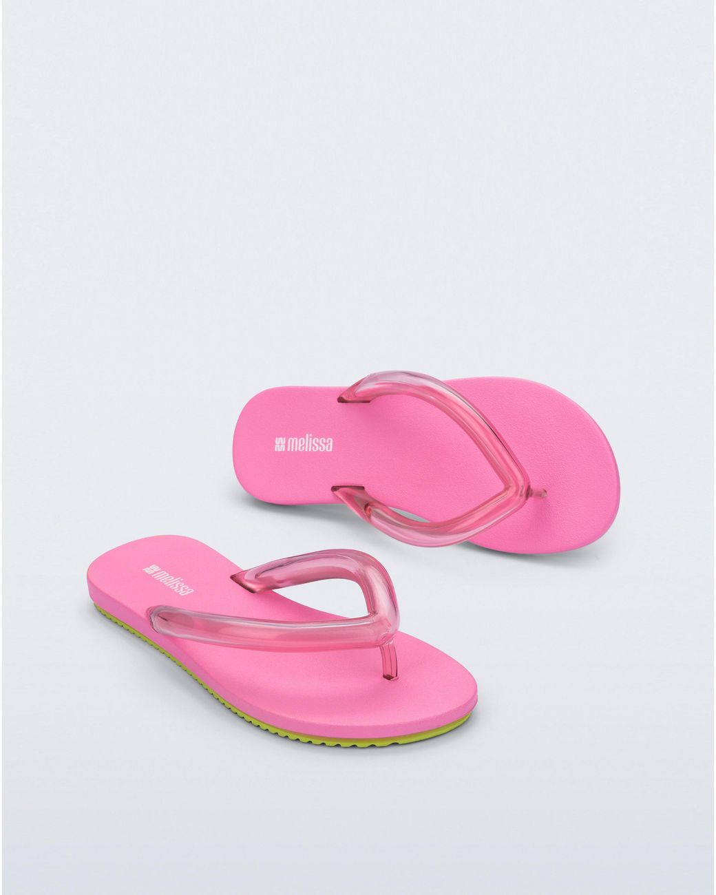 Melissa Pink Melissa Flip Flow Jelly Toe Post Sandals