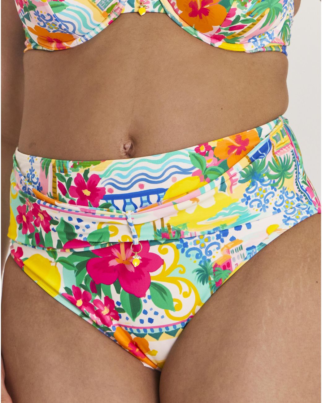 MAGISCULPT Blue High Waist Bikini Brief