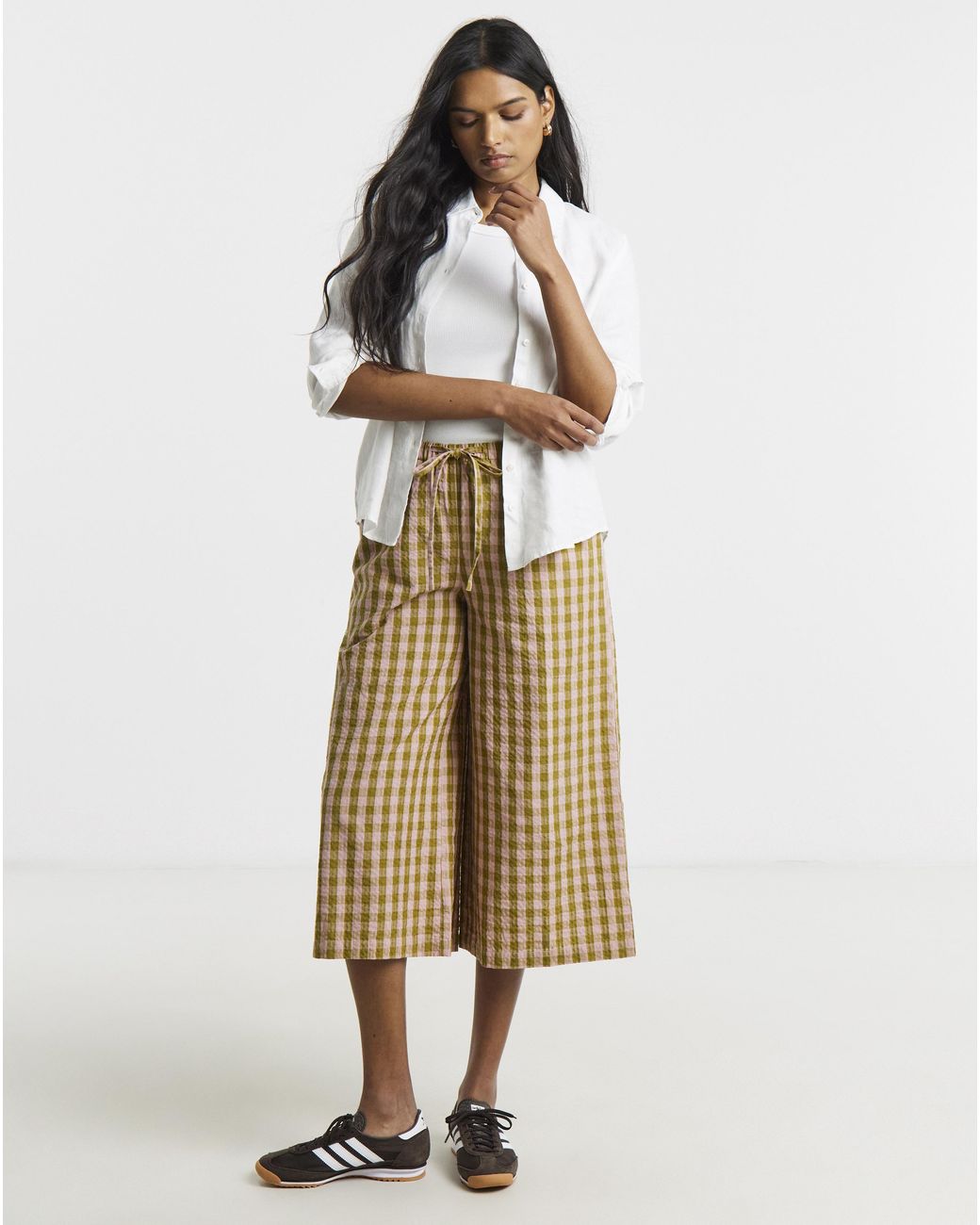 Simply Be Natural And Gingham Cullottes