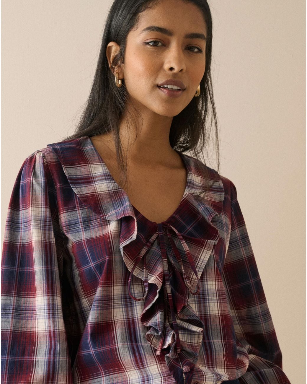 Nobody's Child Brown Whitney Blouse