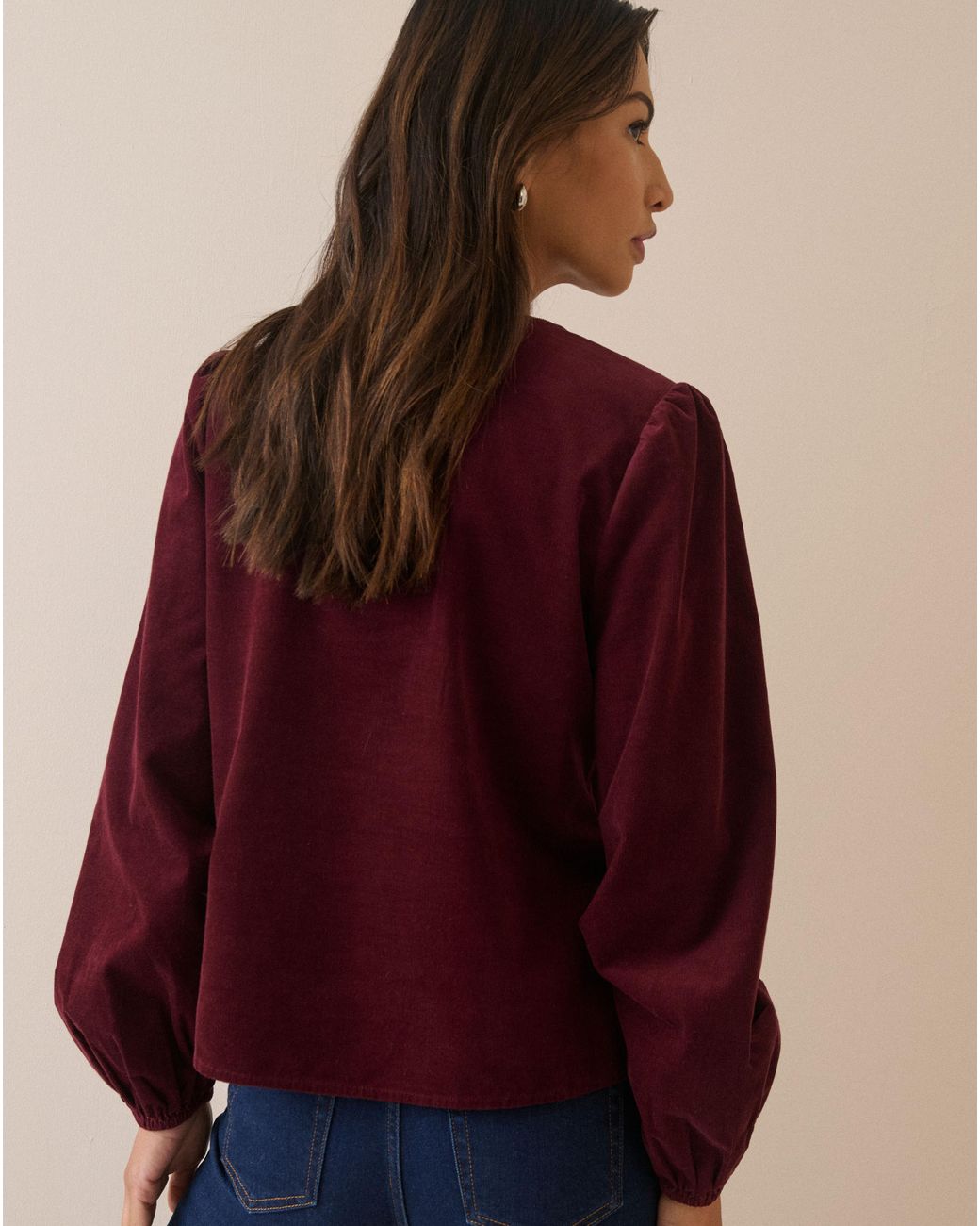 Nobody's Child Red Isla Blouse Cord