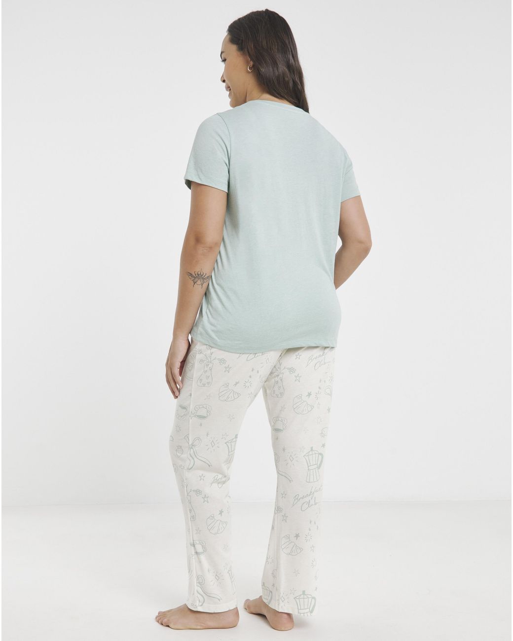 Simply Be White Value 2 Pack Pyjama Sets