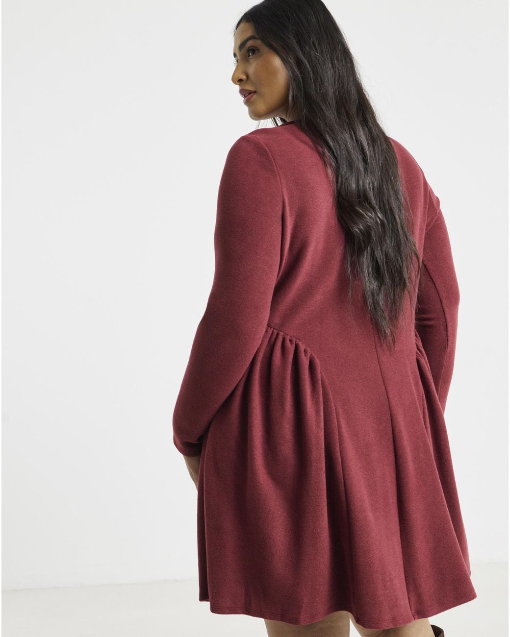 Simply Be Red Jersey Mini Dress
