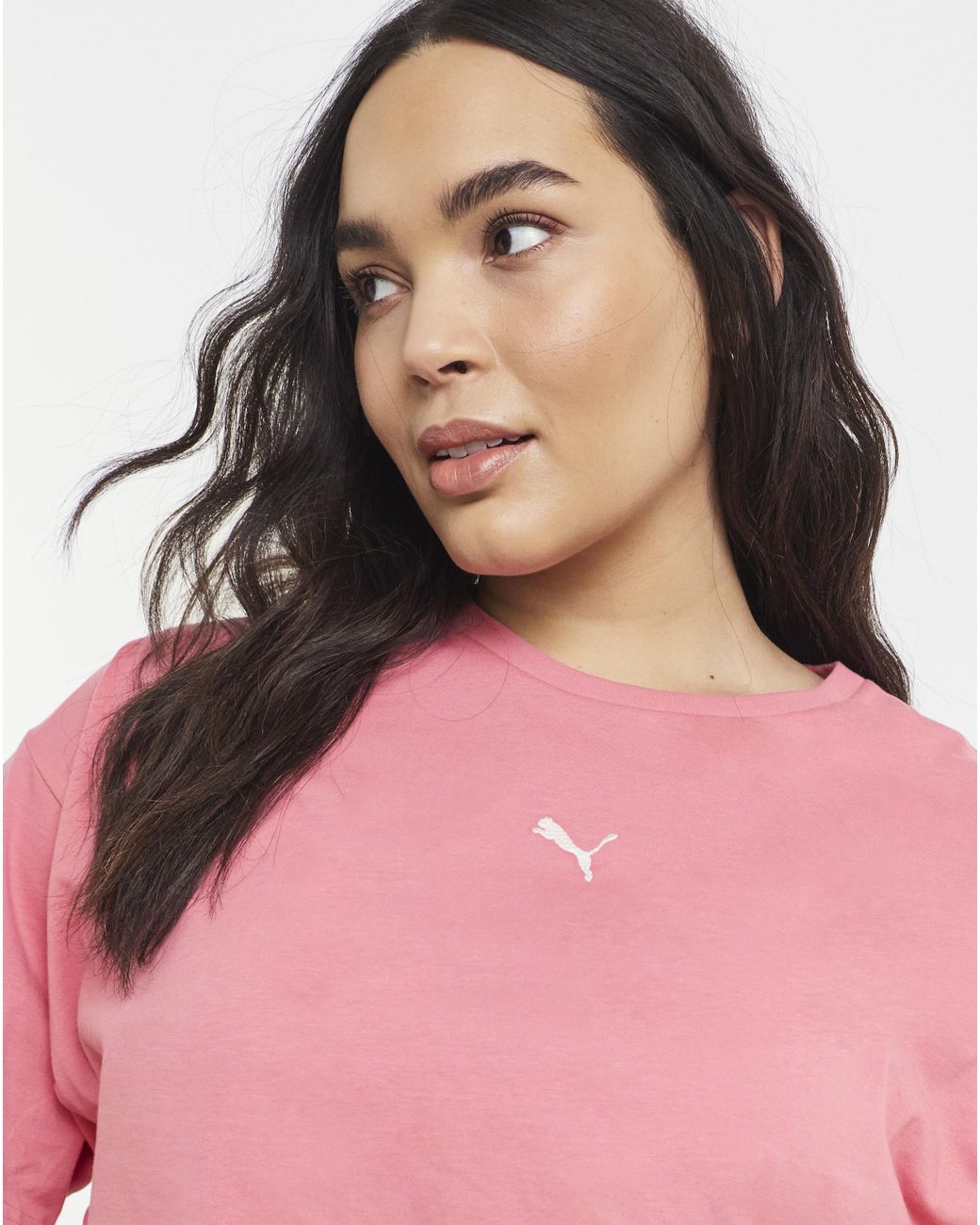 PUMA Pink Essential Relaxed T-Shirt